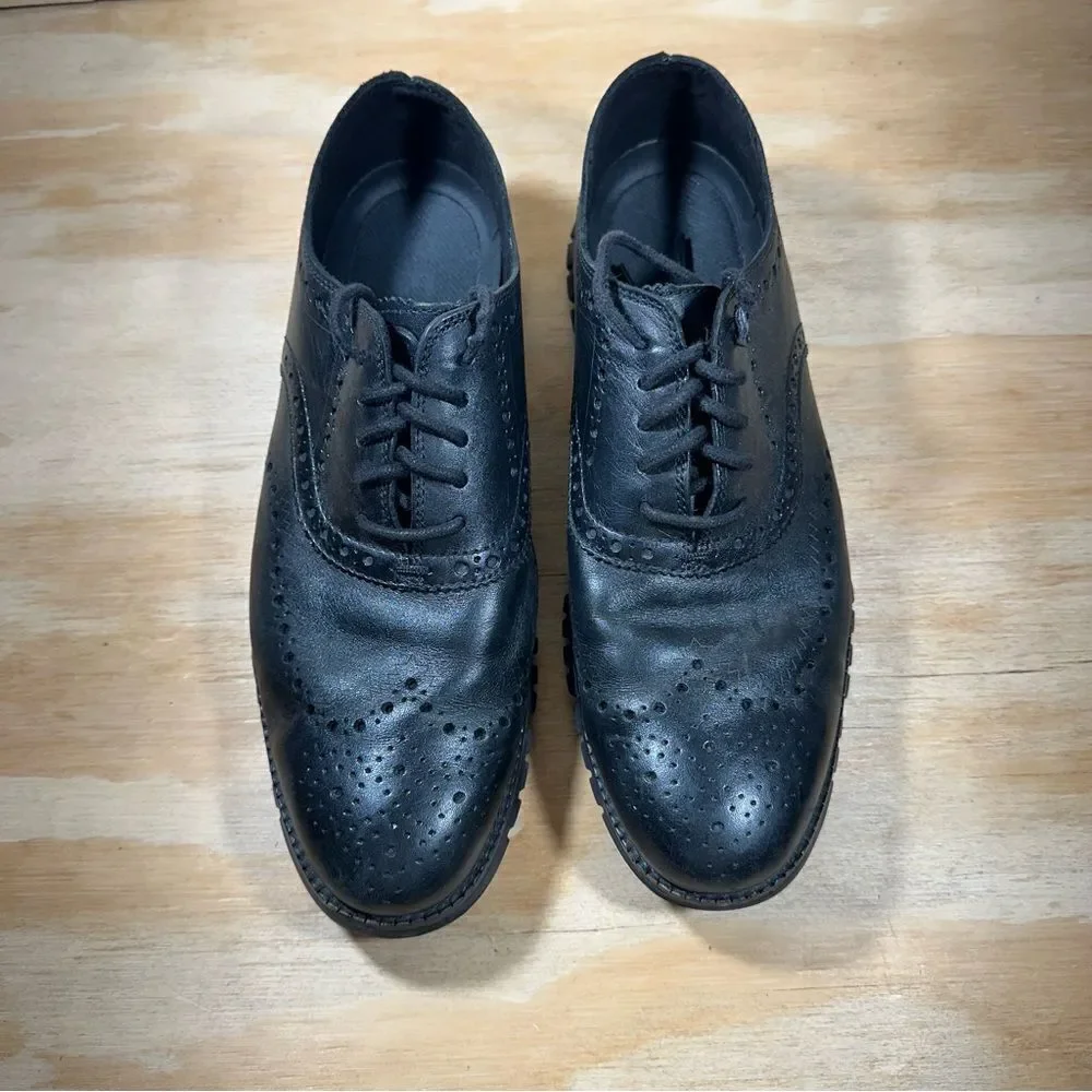 Cole Haan Zerogrand Black Leather Shoes Men’s Size 8.5